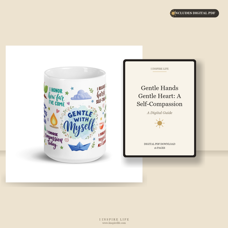Gentle With Myself | Mug + Digital PDF Bundle