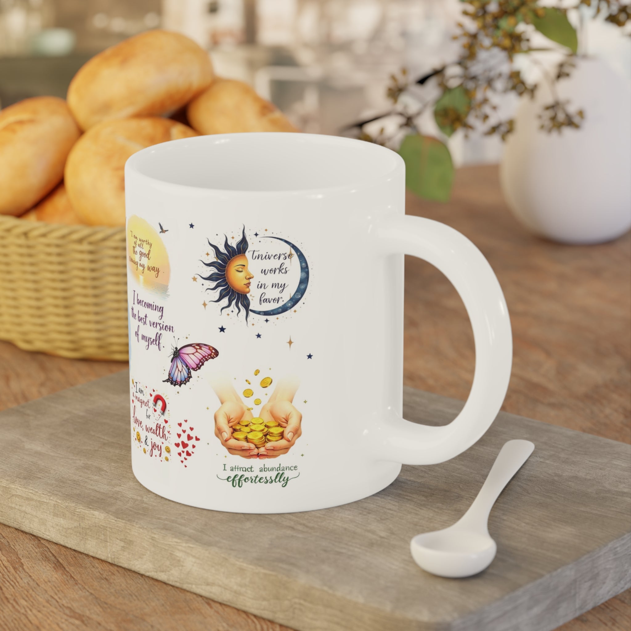 My Affirmation Mug 11oz 15oz 20oz | Mindfulness Coffee Cup for Positive Energy & Motivation | Spiritual Gift for Healing and Self-Love