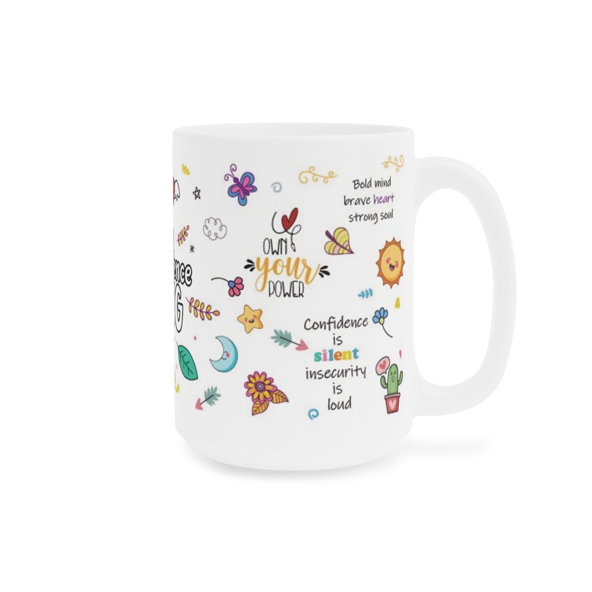 My Confidence Affirmation Mug | Empowerment Coffee Cup for Self-Belief & Motivation | Mindfulness Gift for Courage and Growth