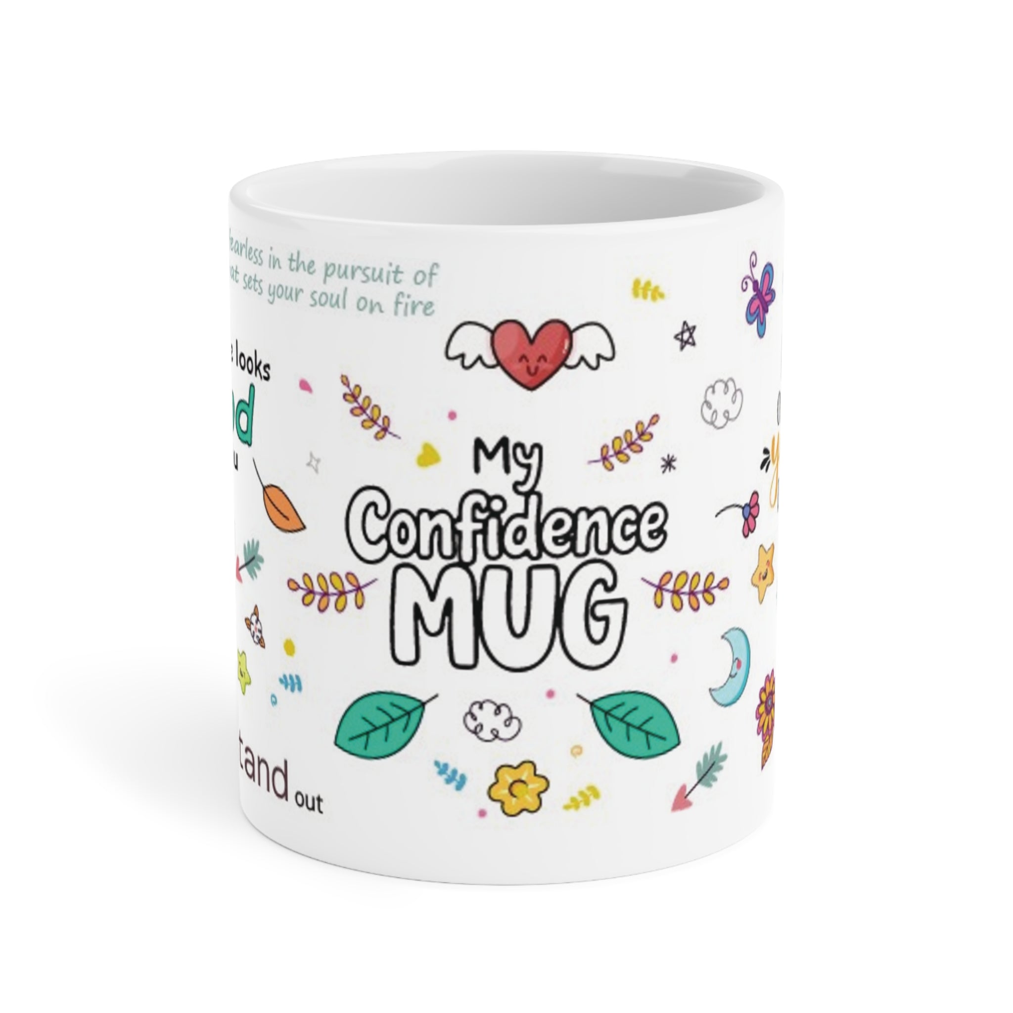 My Confidence Affirmation Mug | Empowerment Coffee Cup for Self-Belief & Motivation | Mindfulness Gift for Courage and Growth