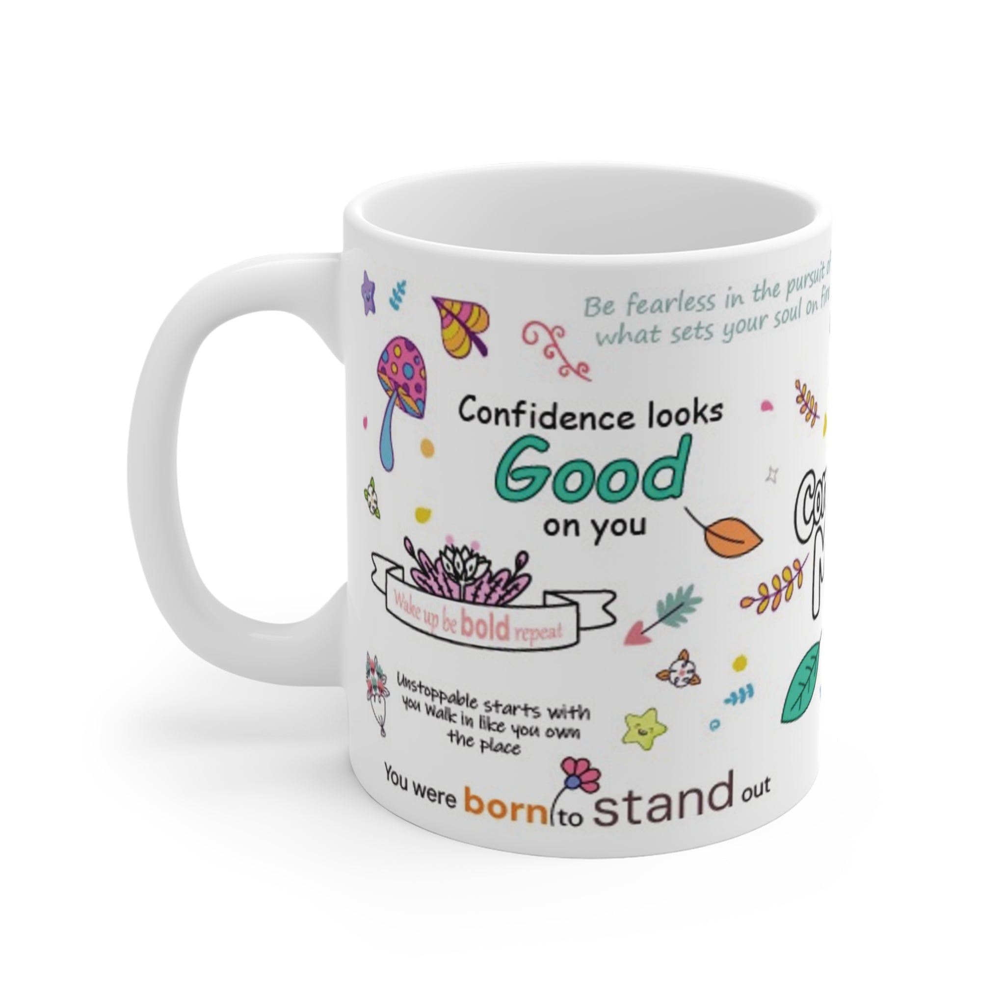 My Confidence Affirmation Mug | Empowerment Coffee Cup for Self-Belief & Motivation | Mindfulness Gift for Courage and Growth