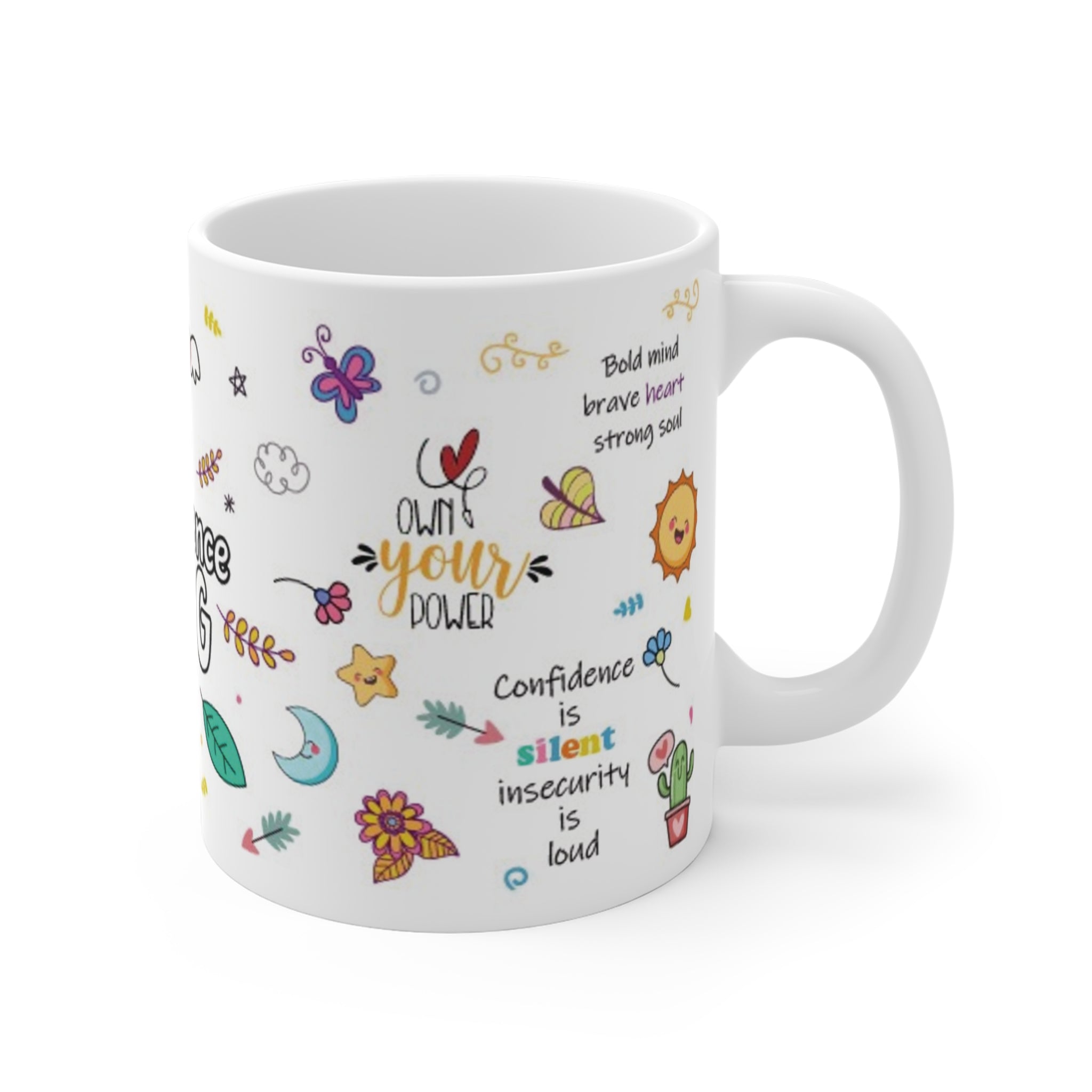 My Confidence Affirmation Mug | Empowerment Coffee Cup for Self-Belief & Motivation | Mindfulness Gift for Courage and Growth