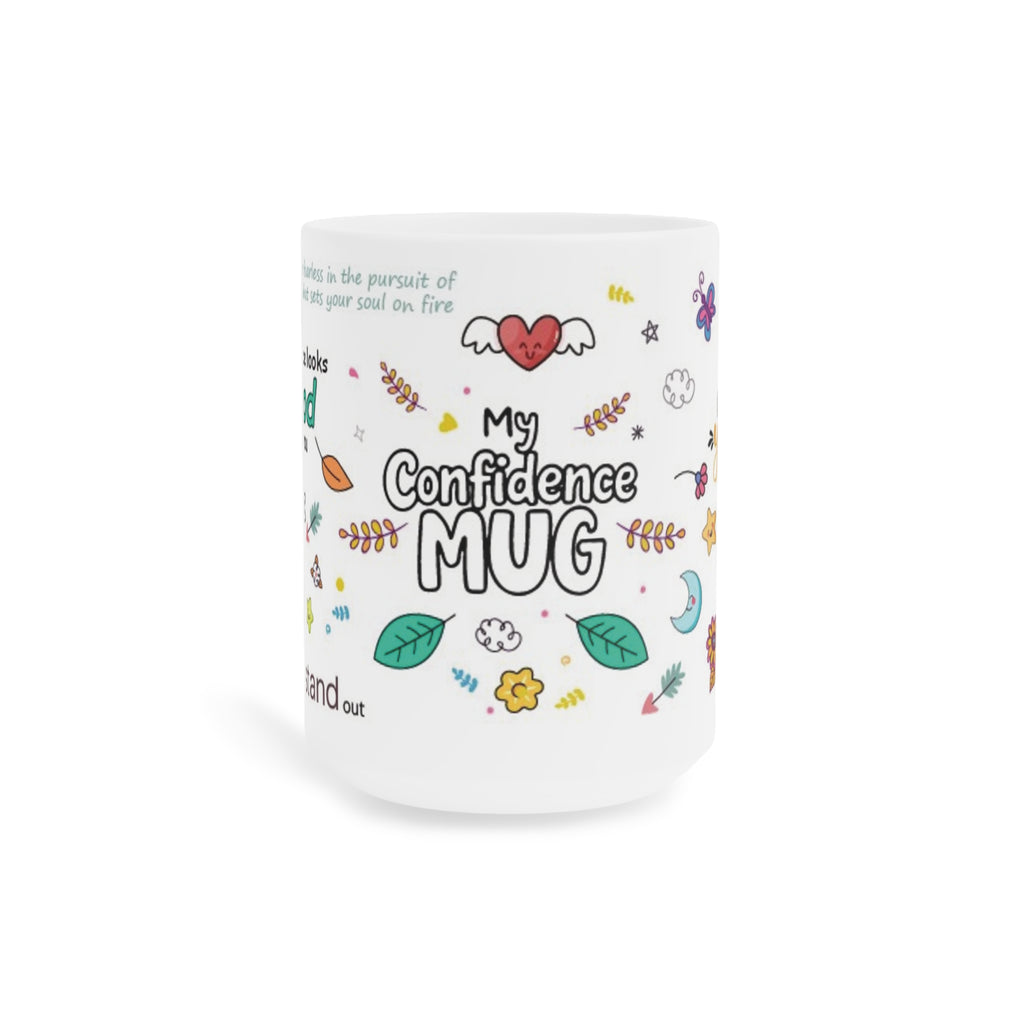 My Confidence Affirmation Mug | Empowerment Coffee Cup for Self-Belief & Motivation | Mindfulness Gift for Courage and Growth