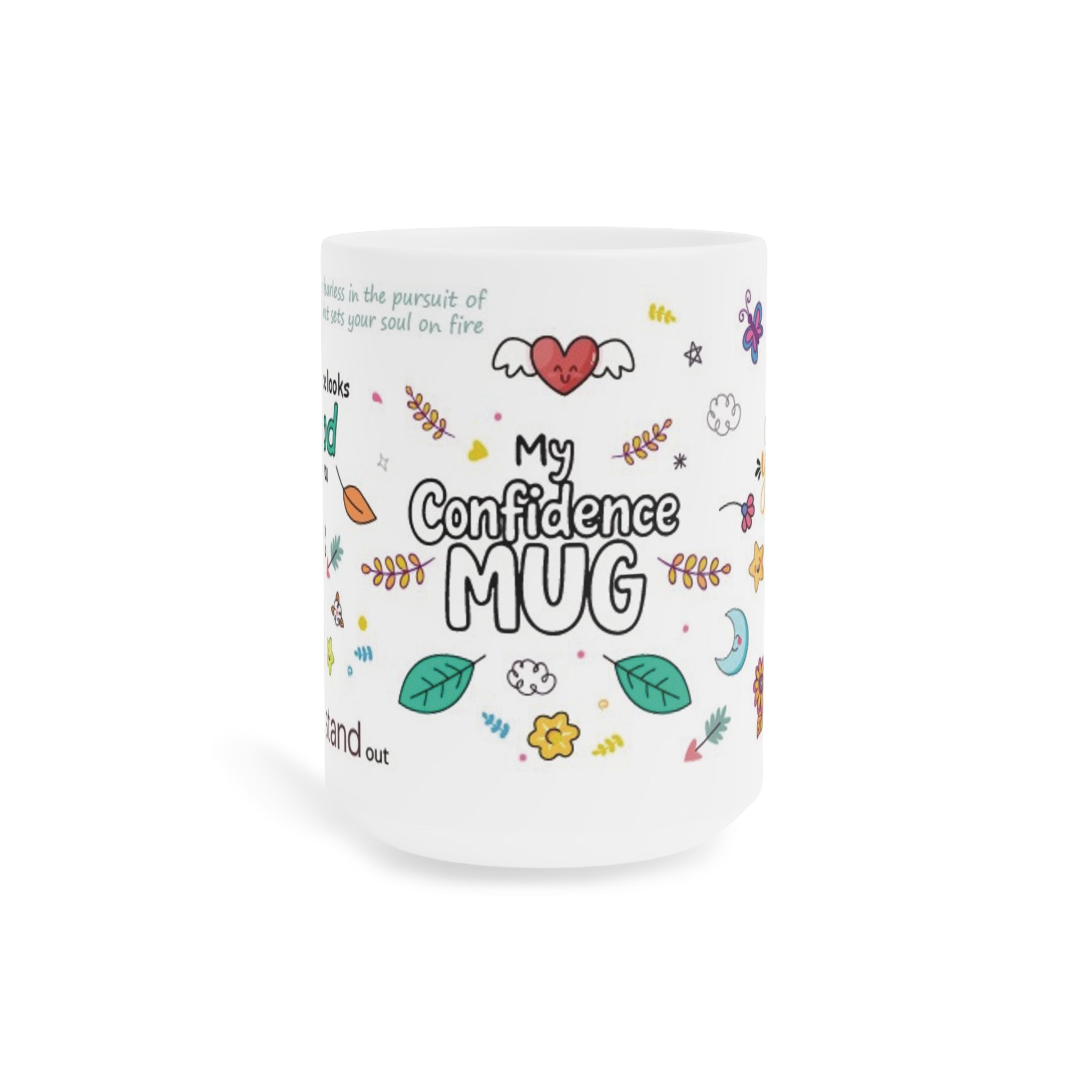 My Confidence Affirmation Mug | Empowerment Coffee Cup for Self-Belief & Motivation | Mindfulness Gift for Courage and Growth