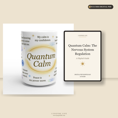 Quantum Calm Affirmation Mug for Inner Peace