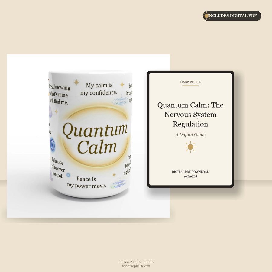 Quantum Calm | Mug + Digital PDF Bundle