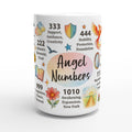 Angel Numbers 15oz affirmation mug by I Inspire Life
