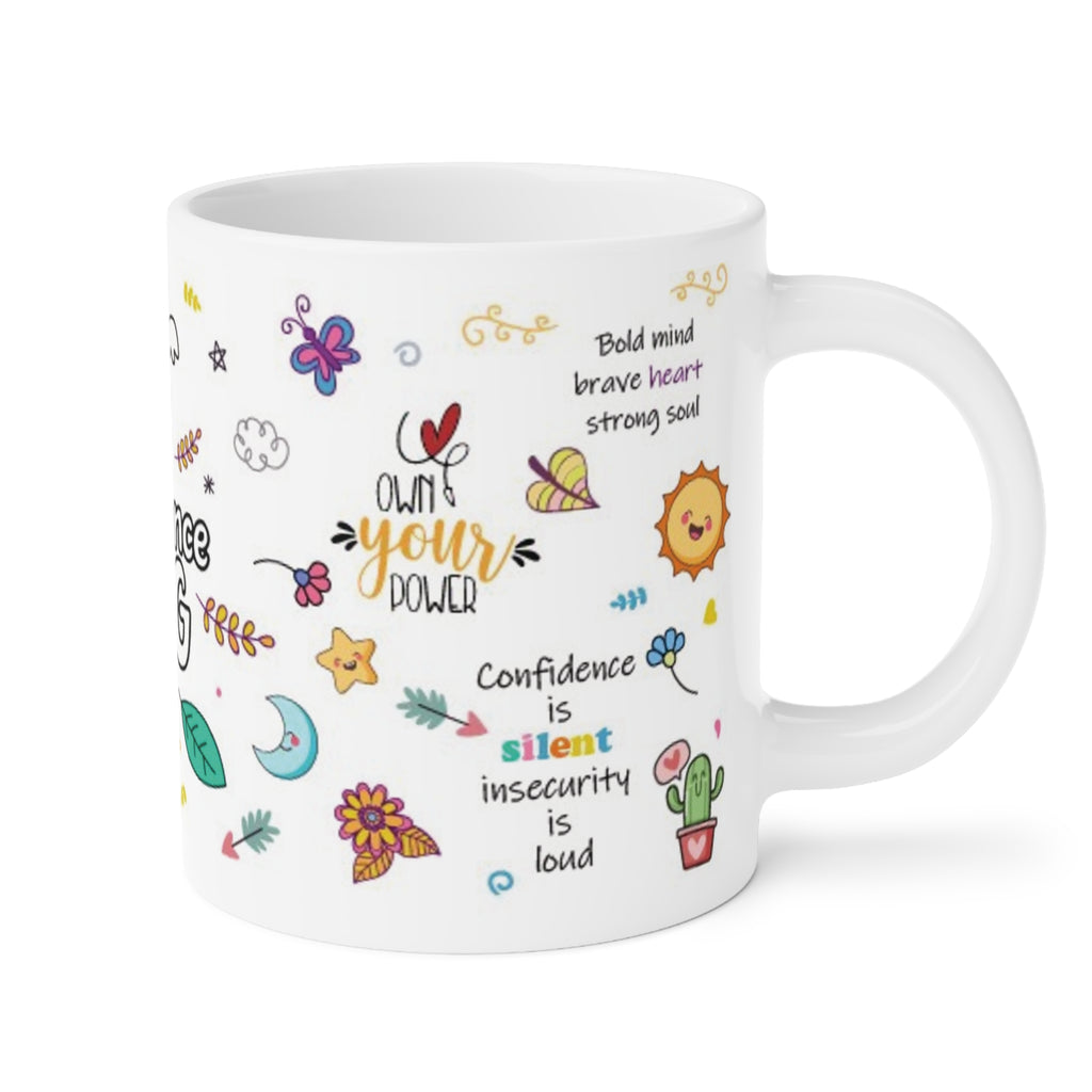 My Confidence Affirmation Mug | Empowerment Coffee Cup for Self-Belief & Motivation | Mindfulness Gift for Courage and Growth