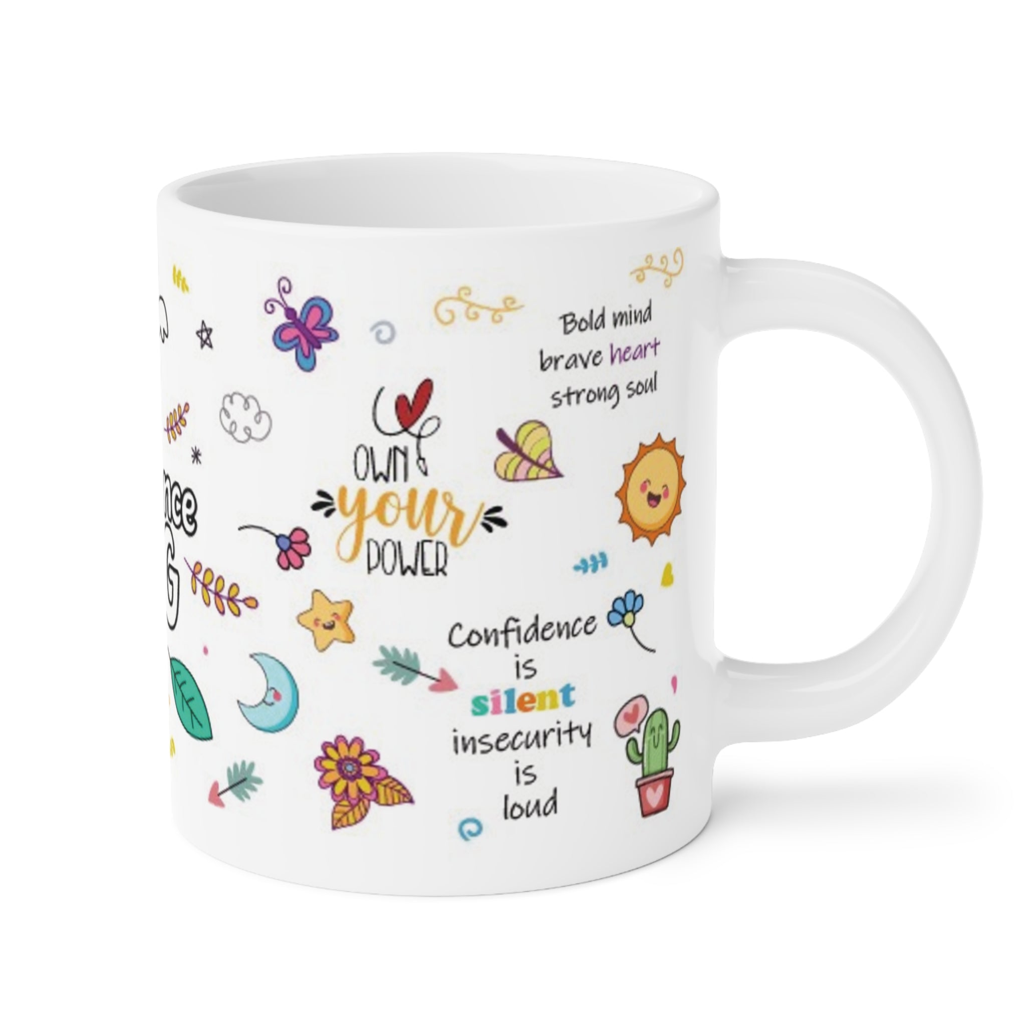 My Confidence Affirmation Mug | Empowerment Coffee Cup for Self-Belief & Motivation | Mindfulness Gift for Courage and Growth
