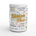 Divine Flow 15oz affirmation mug by I Inspire Life