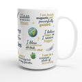 My Energy Is a Magnet for Miracles 15oz affirmation mug by I Inspire Life
