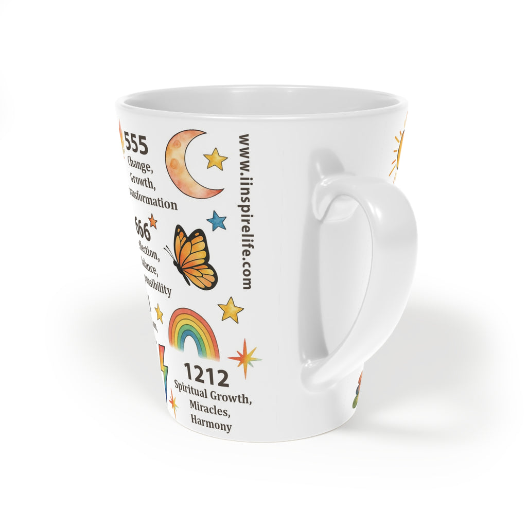 Angel Numbers Manifestation Mug-12oz | Law of Attraction Energy Mug for Spiritual Guidance & Abundance
