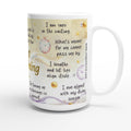 I Trust Divine Timing 15oz affirmation mug by I Inspire Life