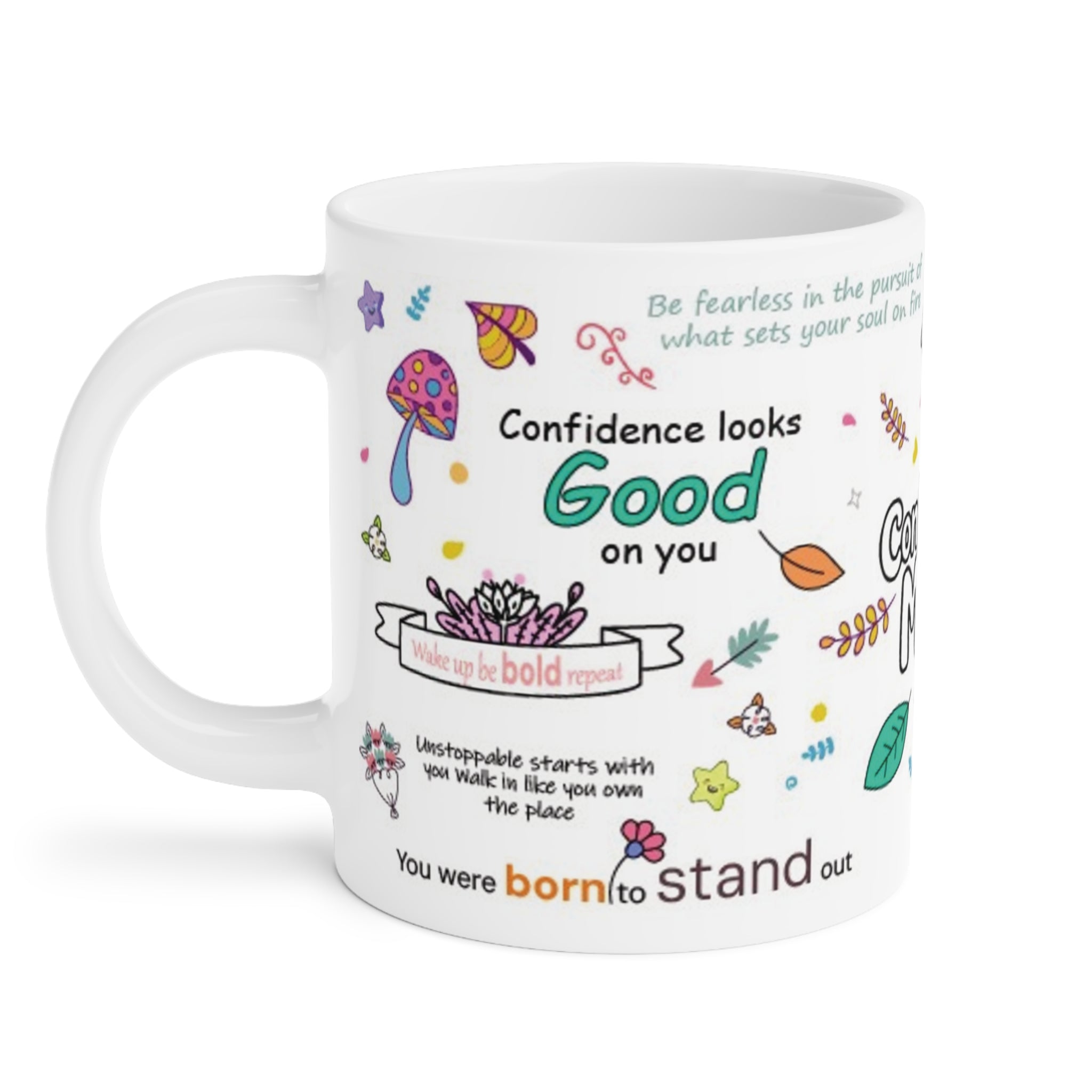 My Confidence Affirmation Mug | Empowerment Coffee Cup for Self-Belief & Motivation | Mindfulness Gift for Courage and Growth