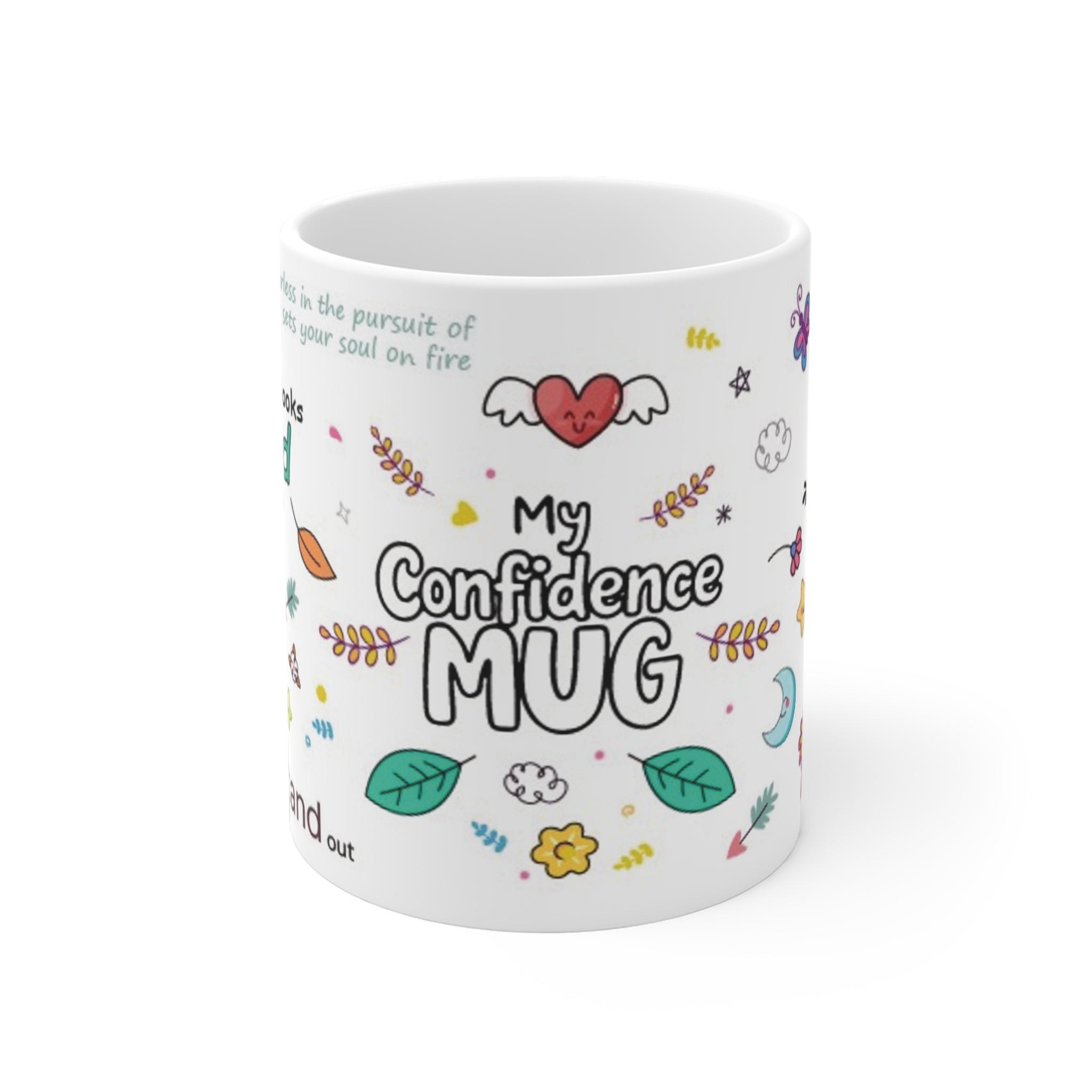My Confidence Affirmation Mug | Empowerment Coffee Cup for Self-Belief & Motivation | Mindfulness Gift for Courage and Growth