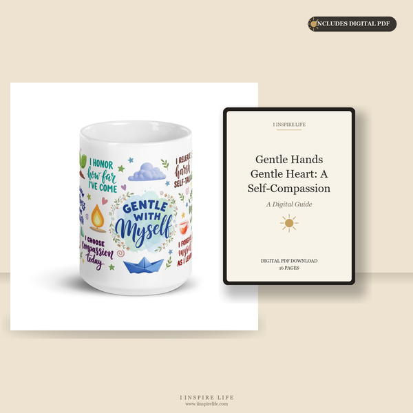 Gentle With Myself | Mug + Digital PDF Bundle