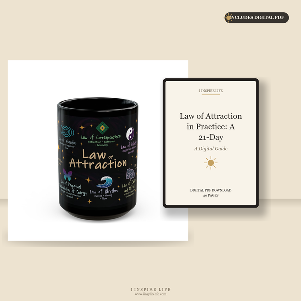 Law of Attraction | Mug + Digital PDF Bundle