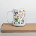 In Motion Not Rushed 15oz affirmation mug by I Inspire Life
