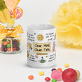 Clear Mind Clear Path 15oz affirmation mug by I Inspire Life