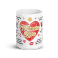 I Choose Love 15oz affirmation mug by I Inspire Life
