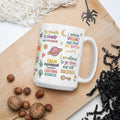 In Motion Not Rushed 15oz affirmation mug by I Inspire Life
