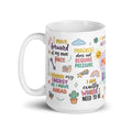 In Motion Not Rushed 15oz affirmation mug by I Inspire Life