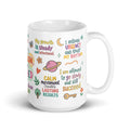 In Motion Not Rushed 15oz affirmation mug by I Inspire Life